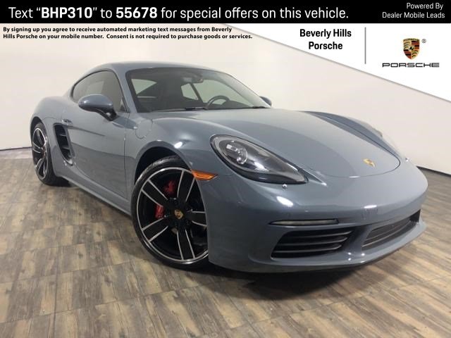Certified Pre Owned 2018 Porsche 718 Cayman S