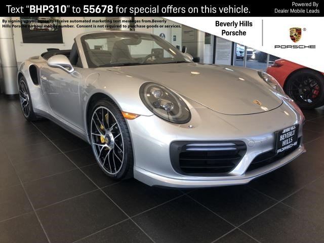 Certified Pre Owned 2017 Porsche 911 Turbo S Cabriolet